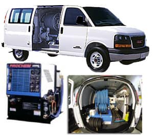 Collage Image of Truck Mounted Carpet Cleaning System