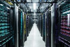 Corridor in Large Data Room