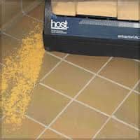 Cleaning Tile Grout with HOST Brand Machine