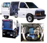 Collage Image of Truck Mounted Carpet Cleaning System